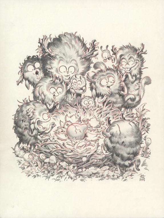 Stan Manoukian - Monstre , Monstre n'est pas bleu, Illustrat
