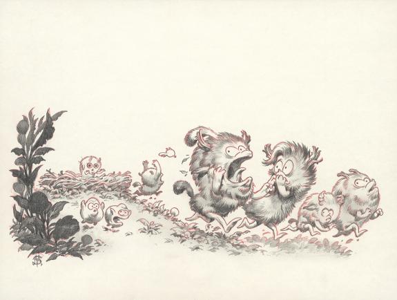 Stan Manoukian - Monstre , Monstre n'est pas bleu, Illustrat