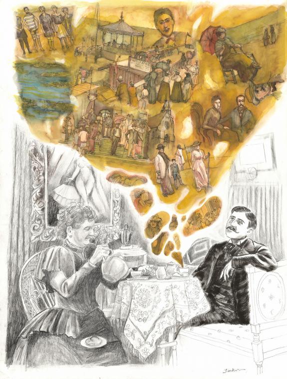 Cl&eacute;ment Oubrerie - Illustration originale, poster pour "La 1