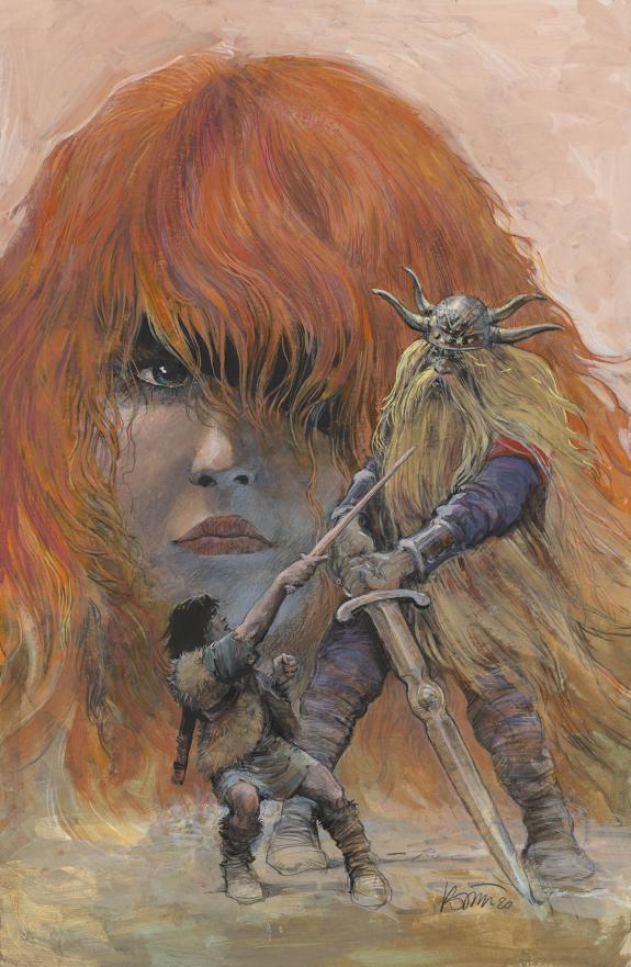 Grzegorz Rosinski - Thorgal, La Magicienne trahie, Peinture 