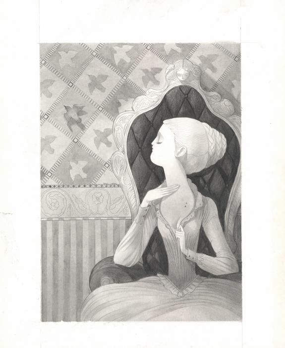 Isabella Mazzanti - Carmilla, Illustration originale