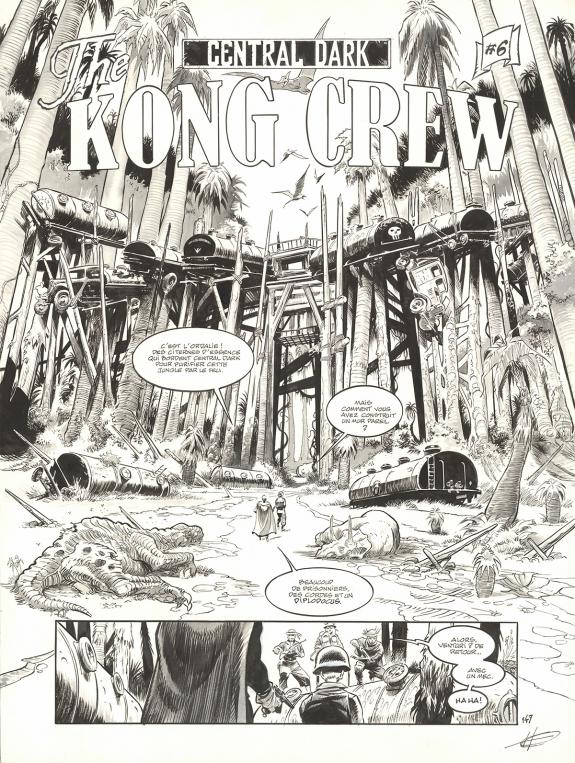 Eric Herenguel - The Kong Crew, Central Dark, Planche origin