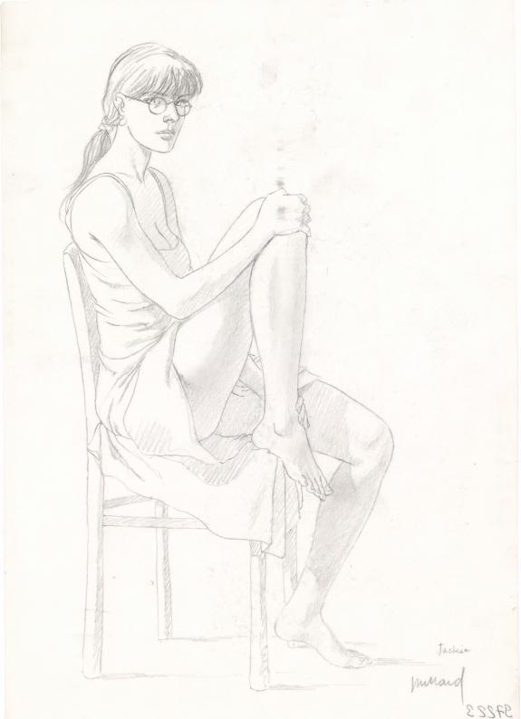 Andr&eacute; Juillard - Apr&egrave;s la pluie, Illustration originale : "J