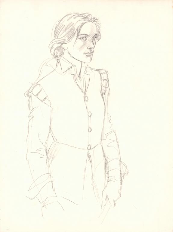 Andr&eacute; Juillard - Plume aux Vents, Crayonn&eacute; d'Arianne