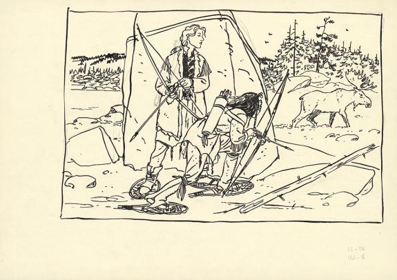 Andr&eacute; Juillard - Plume aux Vents, L'Oiseau-Tonnerre, Illustr