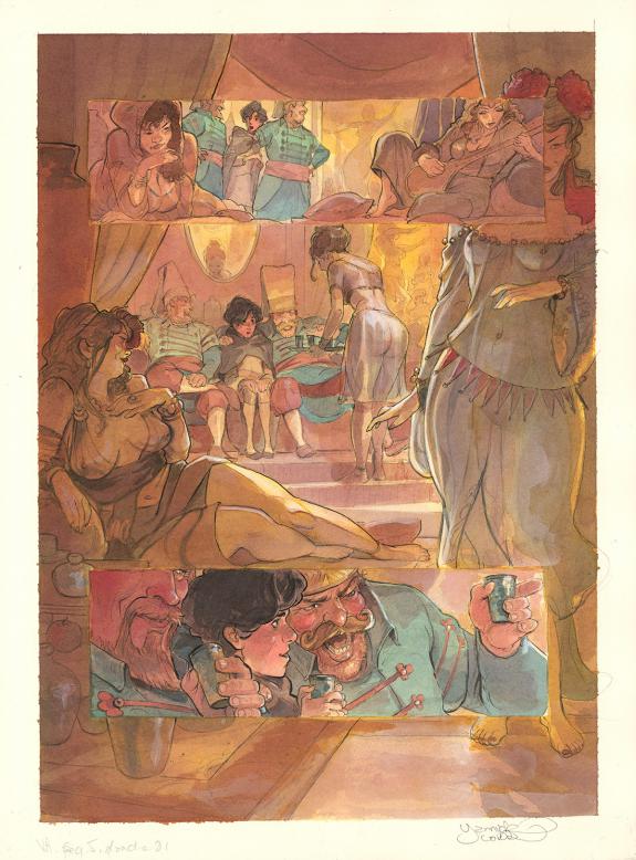 Yannick Corboz - Le Voleur d'amour, Planche originale n°78