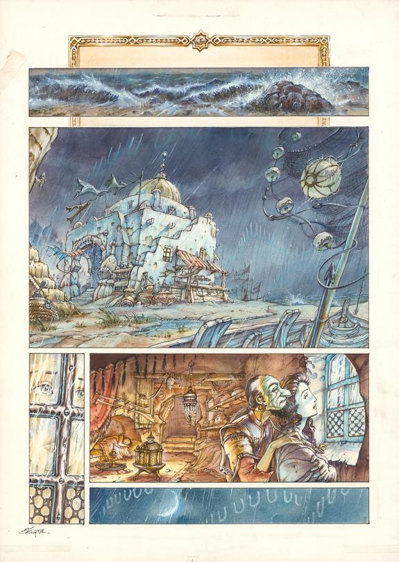 Thierry Ségur - Le roi des méduses, Planche originale n°1