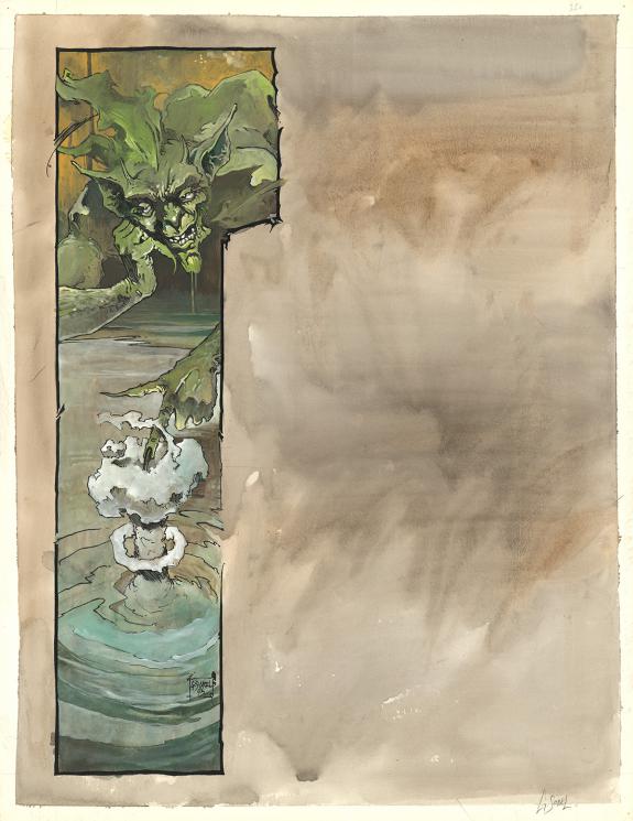 Guillaume Sorel - Le Diable, Planche originale