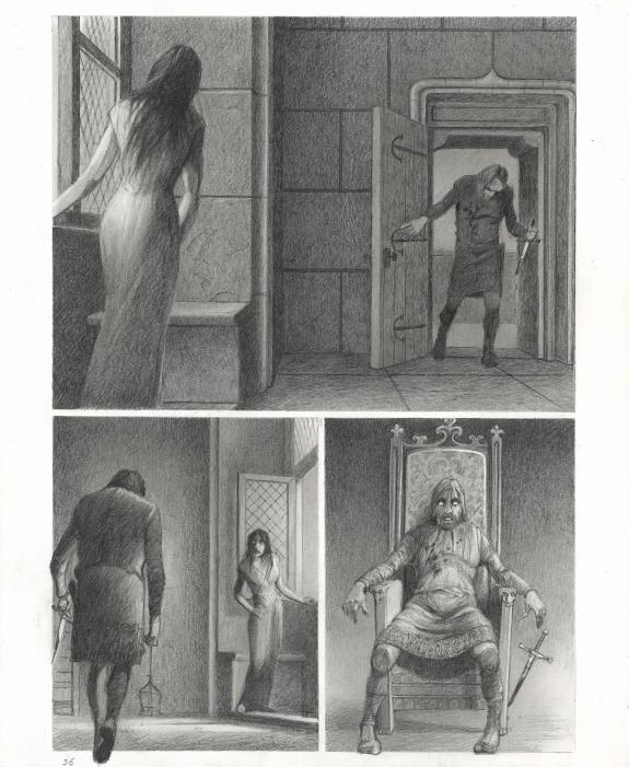 Paul & Ga&euml;tan Brizzi - Macbeth, Planche originale n&deg; 036