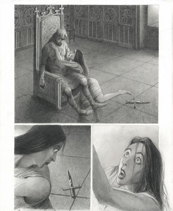 Paul & Ga&euml;tan Brizzi - Macbeth, Planche originale n&deg; 037