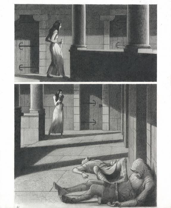 Paul & Ga&euml;tan Brizzi - Macbeth, Planche originale n&deg; 041