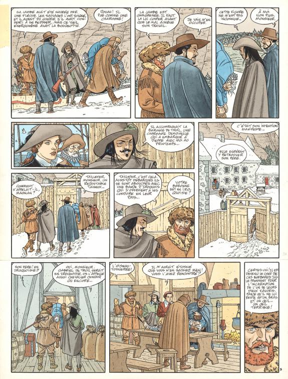 Andr&eacute; Juillard - Plume aux Vents, Beau-T&eacute;n&eacute;breux, Planche or