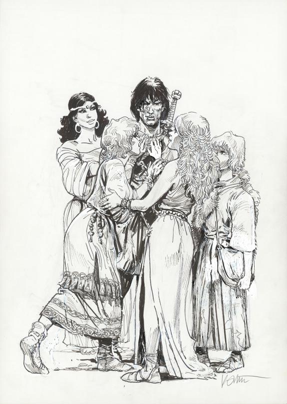 Grzegorz Rosinski - Thorgal, Illustration originale