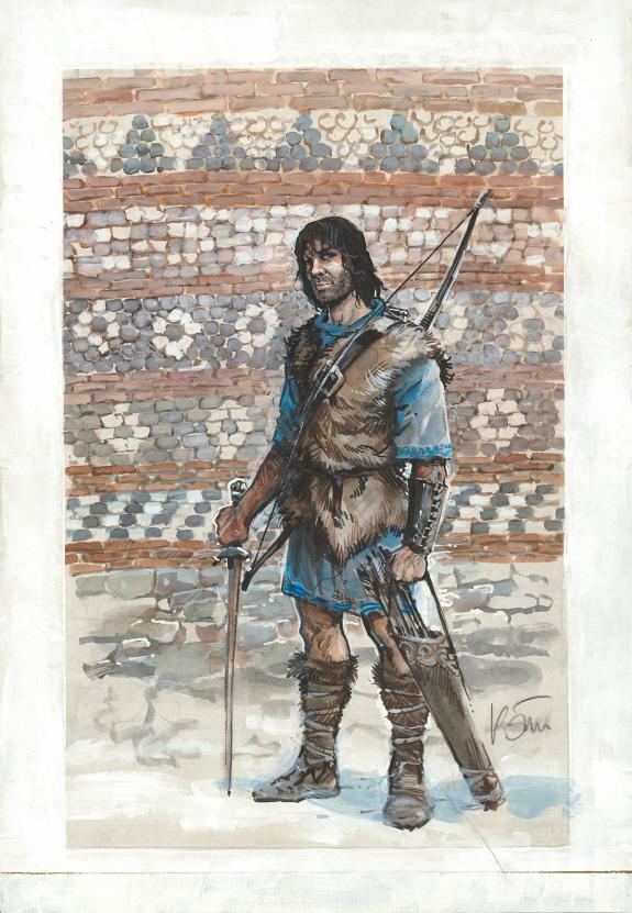 Grzegorz Rosinski - Thorgal, Illustration originale réalisée