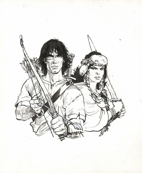 Grzegorz Rosinski - Thorgal, Illustration originale