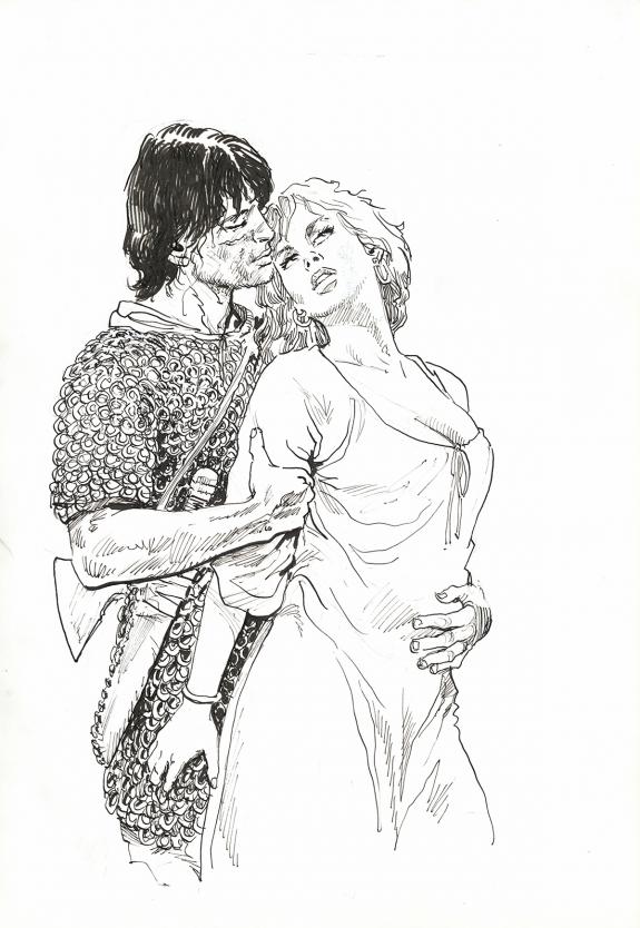 Grzegorz Rosinski - Thorgal, Illustration originale pour un 