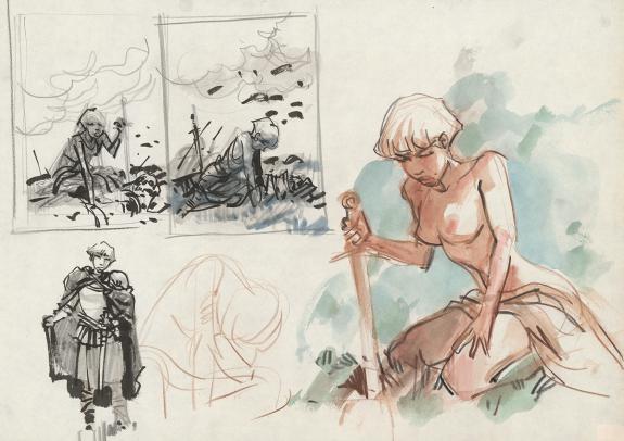 Grzegorz Rosinski - Thorgal, Illustration originale