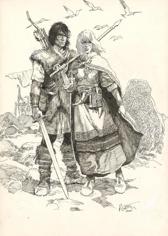 Grzegorz Rosinski - Thorgal, Intégrale vol. 2, Couverture or