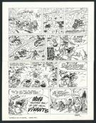 Batem - Marsupilami, Le bébé du bout du monde, Planche origi