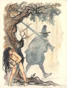 Milo Manara - L'été indien, Illustration originale pour le p