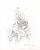 Didier Graffet - L?Assassin Royal, Crayonné de la couverture