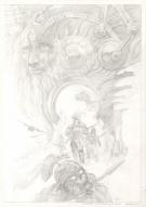 Didier Graffet - The Seven Swords, Crayonné original de la c