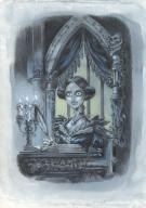 Stan Manoukian - Frankenstein, Illustration originale, Mary 