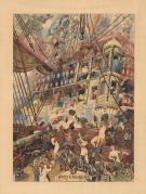 Raymond Cazanave - Illustration originale, "Apr&egrave;s l'abordage