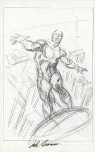 John Buscema - Silver Surfer, Crayonn&eacute; original, Le Surfeur 