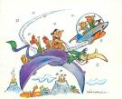 Gene Hazelton - The Flintston - La Famille Pierrafeu, Illust
