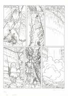 Ren&eacute; Sterne - Adler, La jungle rouge, Planche originale 34