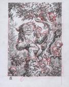 Stan Manoukian - Adolphus et Clodimir. Dessin préparatoire p