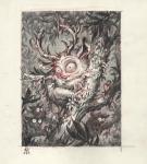 Stan Manoukian - Once Upon a Time, Crayonné original, recher