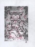 Stan Manoukian - Once Upon a Time, Crayonné original, recher