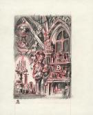 Stan Manoukian - Frankenstein, Illustration originale, reche