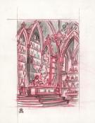 Stan Manoukian - Frankenstein, Crayonné original, recherche 