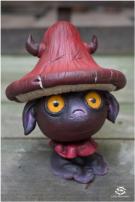 Stan Manoukian - "Shroomee" Pièce unique en résine et verre