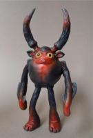 Stan Manoukian - "Deamon" Pièce unique en résine et verre