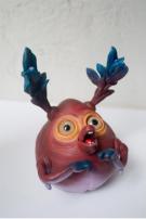 Stan Manoukian - "Skeek" Pièce unique en résine et verre