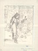 Alfonso Font - Lanciostory, Crayonn&eacute; original, Lanciostory