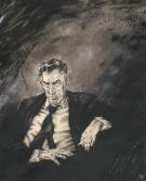 Christian Lax - Le Choucas, L'Int&eacute;grale, Illustration origin