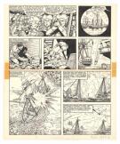 Victor Hubinon - Barbe-Rouge, Mort ou vif, Planche originale