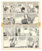 Victor Hubinon - Barbe-Rouge, Mort ou vif, Planche originale