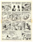 Victor Hubinon - Barbe-Rouge, L'&Icirc;le de l'homme mort, Planche