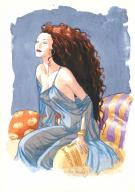 Ana Miralles - Djinn, Illustration originale in&eacute;dite