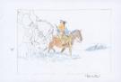 Patrick Prugne - Cheyenne, Illustration originale, recherche