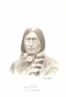 Patrick Prugne - Cheyenne, Illustration originale : Black Ke