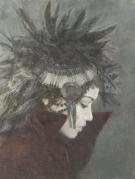 Luis et Romulo Royo - Illustration originale - INANNA (GODDE