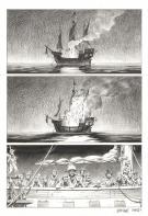Riff Reb's - Kernok le pirate, Chapitre IX, planche original
