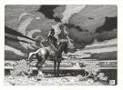 Ralph Meyer - Undertaker, Jonas &agrave; cheval, illustration origi